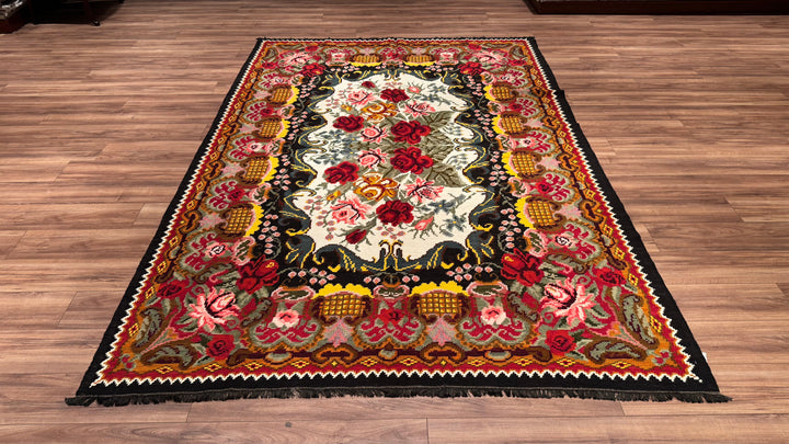 Karabağ Orjinal El Dokuması Kilim 211x311 6.56 Metrekare - 6x10 ft