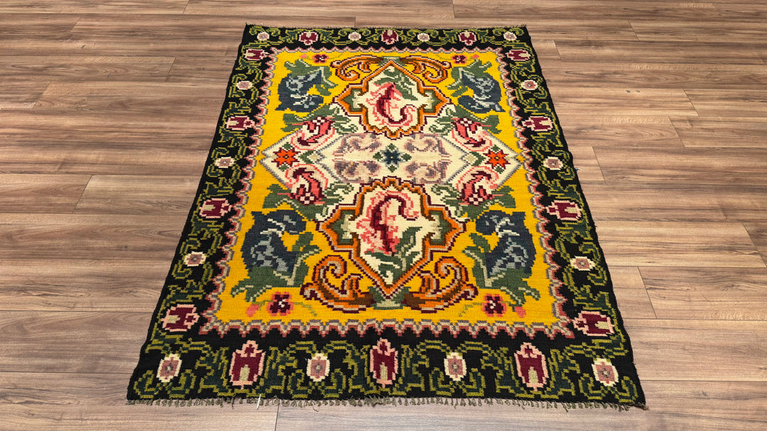 Karabağ Orjinal El Dokuması Kilim  137x186 2.54 Metrekare - 4x6 ft