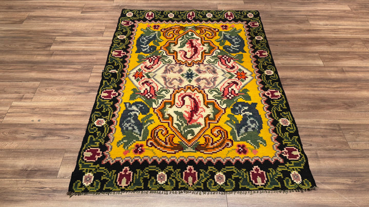 Karabağ Orjinal El Dokuması Kilim  137x186 2.54 Metrekare - 4x6 ft