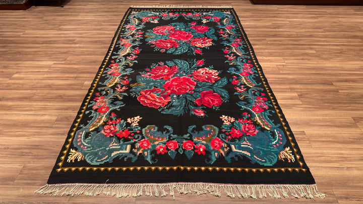 Karabağ Orjinal El Dokuması Kilim 197x375 7.39 Metrekare - 6x12 ft