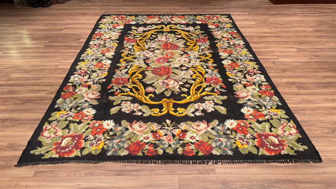 Karabağ Orjinal El Dokuması Kilim 246x332 8.16 Metrekare - 8x11 ft