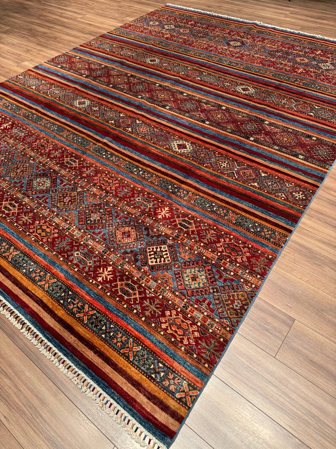 Khorjin Original Handwoven Multi-Dye Wool Rug 266x355 cm (9.44 square meters) - 8x11 ft 