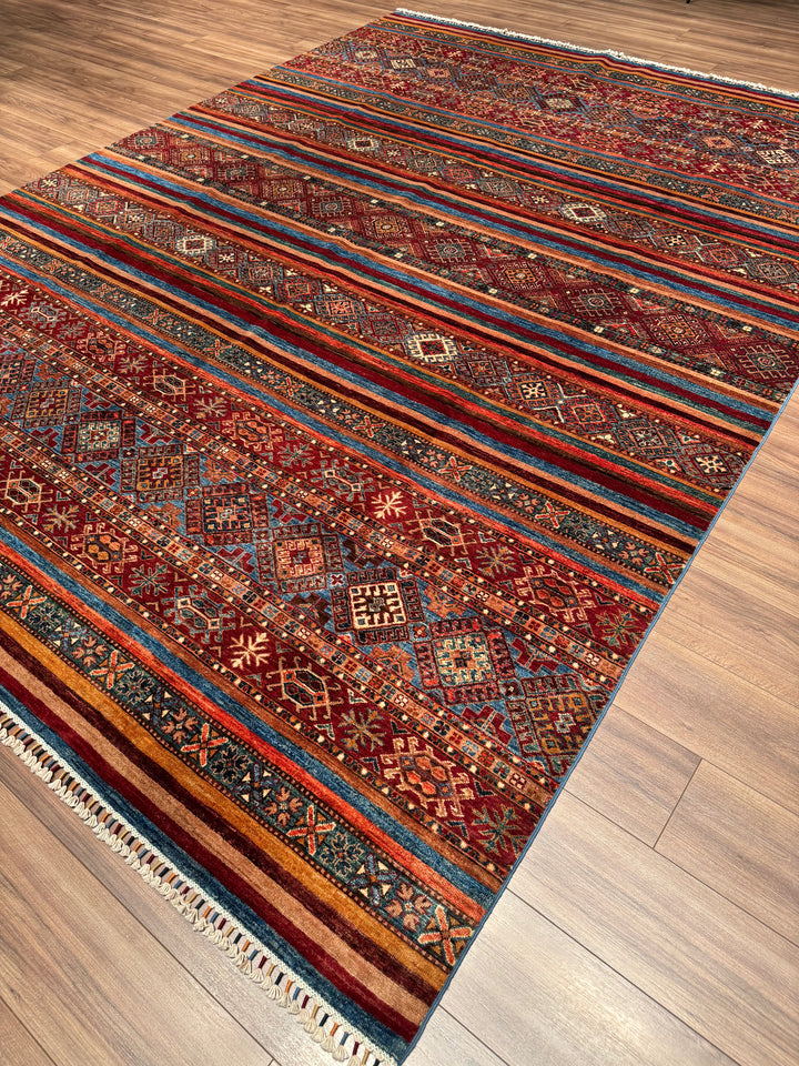 Khorjin Original Handwoven Multi-Dye Wool Rug 266x355 cm (9.44 square meters) - 8x11 ft 