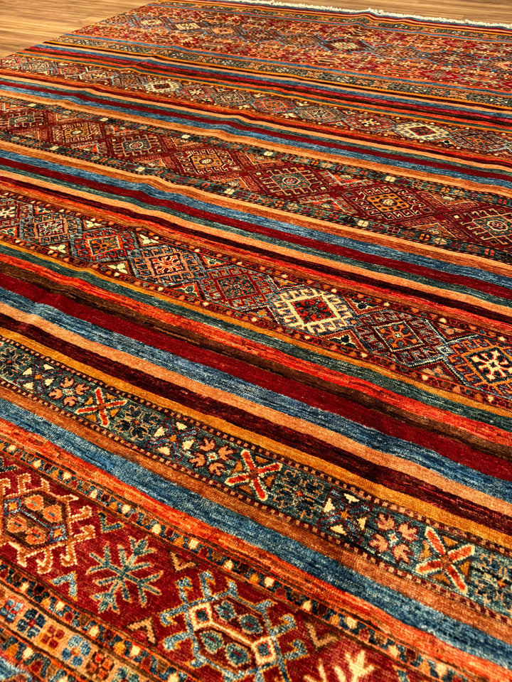 Khorjin Original Handwoven Multi-Dye Wool Rug 266x355 cm (9.44 square meters) - 8x11 ft 