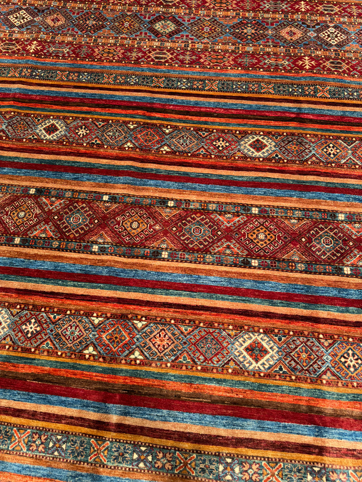 Khorjin Original Handwoven Multi-Dye Wool Rug 266x355 cm (9.44 square meters) - 8x11 ft 