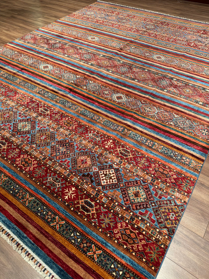 Khorjin Original Handwoven Multi-Dye Wool Rug 266x355 cm (9.44 square meters) - 8x11 ft 