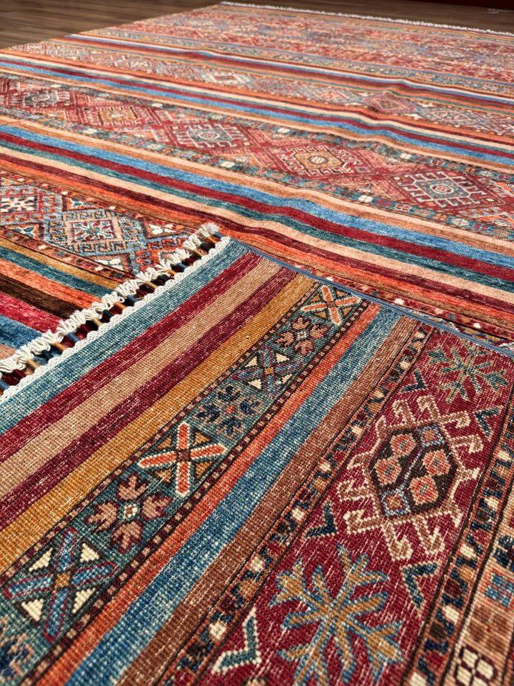 Khorjin Original Handwoven Multi-Dye Wool Rug 266x355 cm (9.44 square meters) - 8x11 ft 