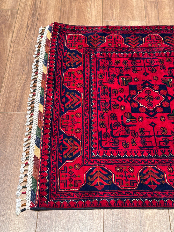 Afgan Halısı Hamyap Yolluk Orijinal El Dokuması Kök Boya Yün 0.78x200 1.56 Metrekare - 2x6 ft