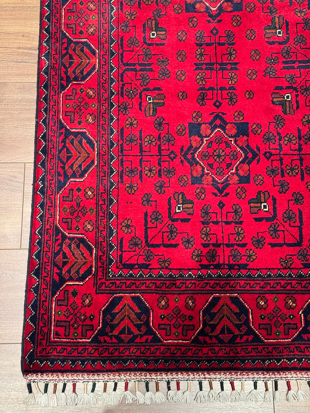 Afghan Hamyap Runner Rug, Original Handwoven, Naturally Dyed Wool, 0.81x2.93 cm (2.37 square meters) - 3x10 ft 