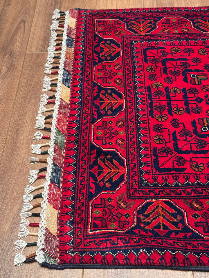 Afghan Hamyap Runner Rug, Original Handwoven, Naturally Dyed Wool, 0.83x310 cm (2.57 square meters) - 3x10 ft 