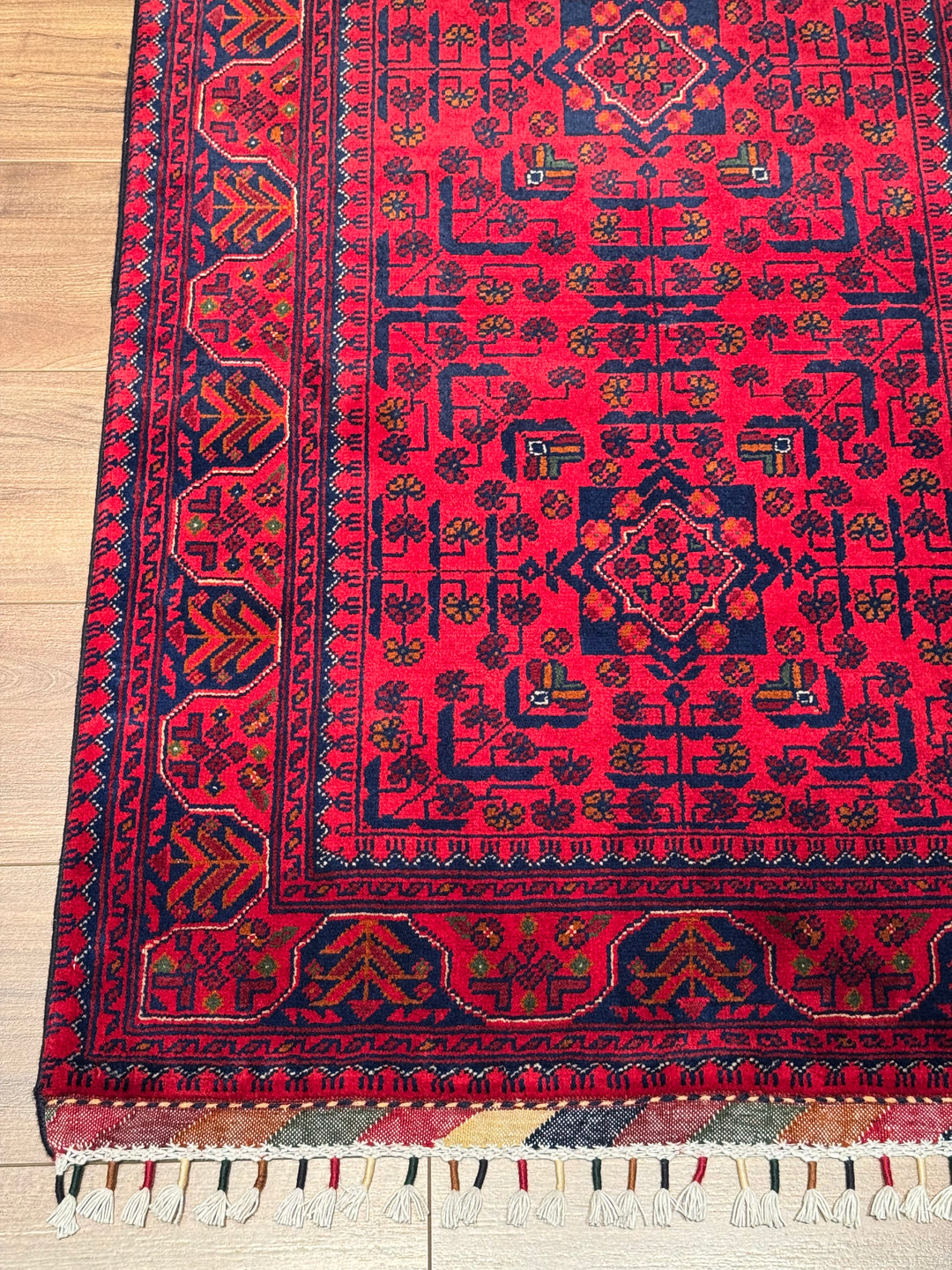 Afghan Hamyap Runner Rug, Original Handwoven, Naturally Dyed Wool, 0.83x310 cm (2.57 square meters) - 3x10 ft 