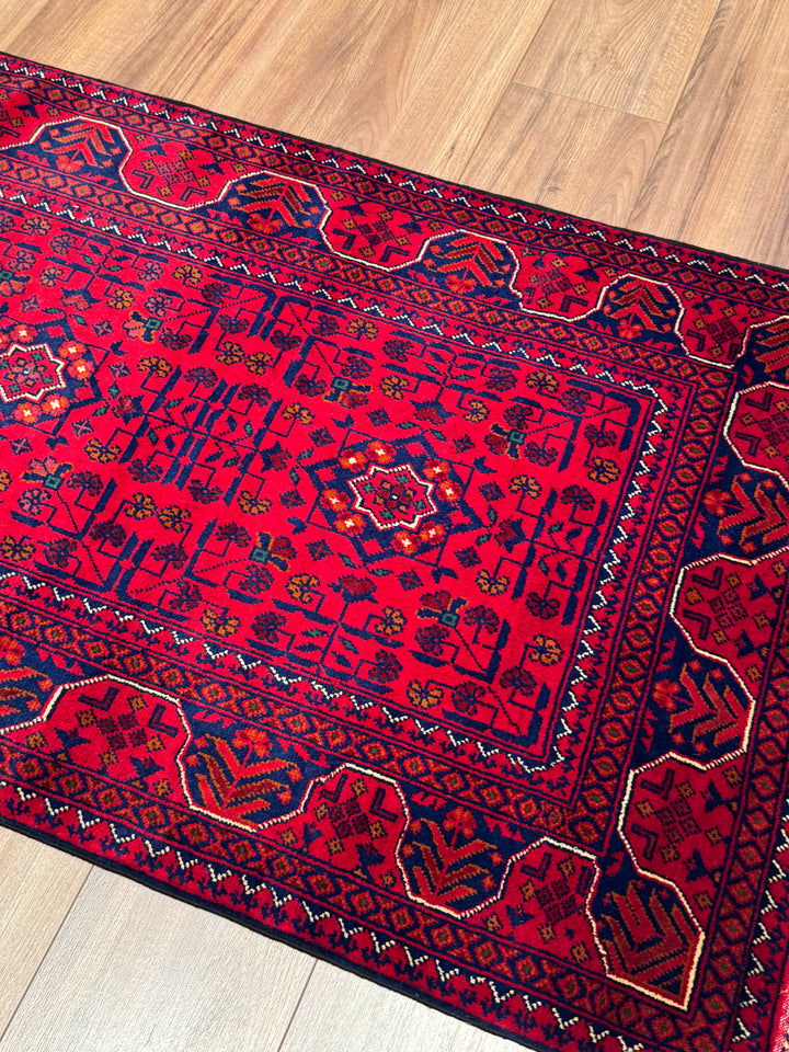 Afgan Halısı Hamyap Yolluk Orijinal El Dokuması Kök Boya Yün 0.79x197 1.56 Metrekare - 2x6 ft