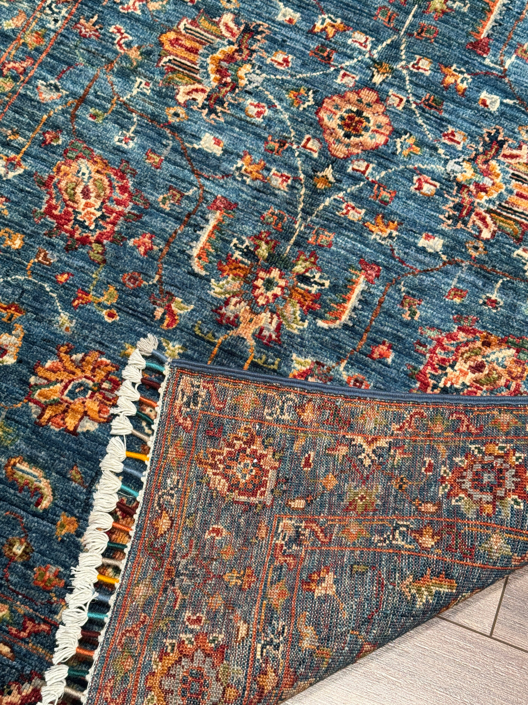 Sultani Binbirgece Orijinal El Dokuması Bej Kök Boya Yün Halı 102x151 1.54 Metrekare - 3x5 ft