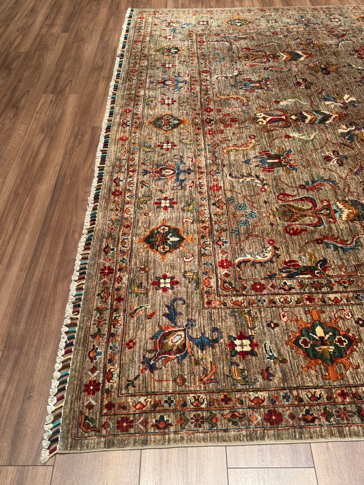 Sultani One Thousand and One Nights Original Handwoven Earth Dye Wool Rug 273x373 cm (10.18 square meters) - 9x12 ft 