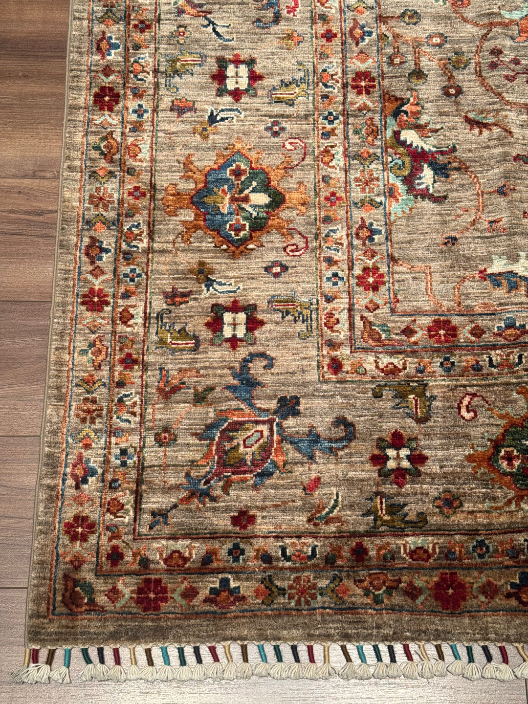 Sultani One Thousand and One Nights Original Handwoven Earth Dye Wool Rug 273x373 cm (10.18 square meters) - 9x12 ft 