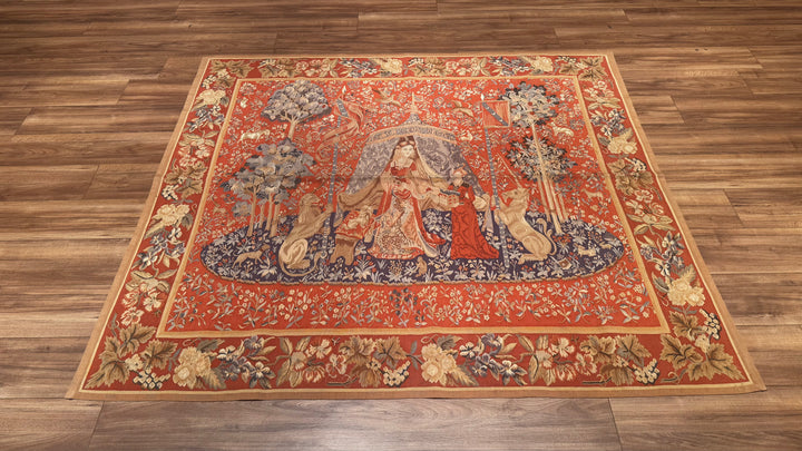 Obison Orjinal El Dokuması Kilim 176x192 3.38 Metrekare - 5x6 ft