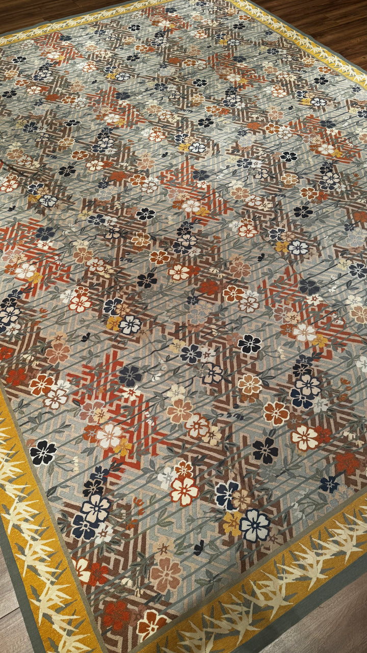 Obison Orjinal El Dokuması Kilim 275x365 10.04 Metrekare - 9x12 ft