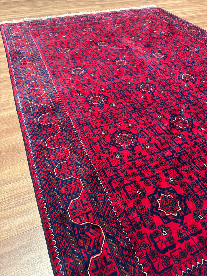 Afgan Halısı Bilcik Orijinal El Dokuması Kök Boya Yün 171x242 4.14 Metrekare - 6x8 ft