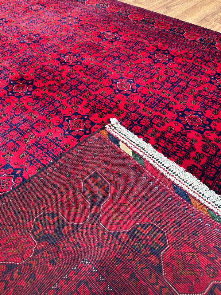 Afgan Halısı Bilcik Orijinal El Dokuması Kök Boya Yün 174x242 4.21 Metrekare - 6x8 ft