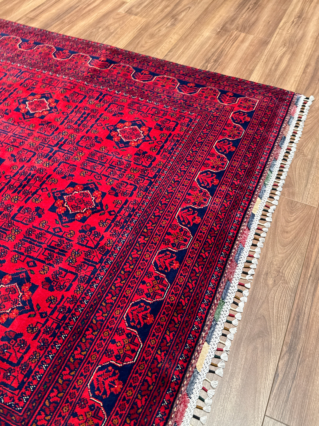Afgan Halısı Hamyap Orijinal El Dokuması Kök Boya Yün 170x240 4.08 Metrekare - 5x7 ft