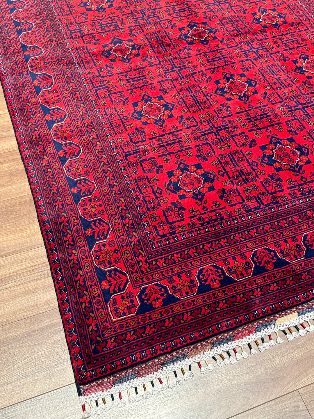 Afgan Halısı Hamyap Orijinal El Dokuması Kök Boya Yün 170x240 4.08 Metrekare - 5x7 ft