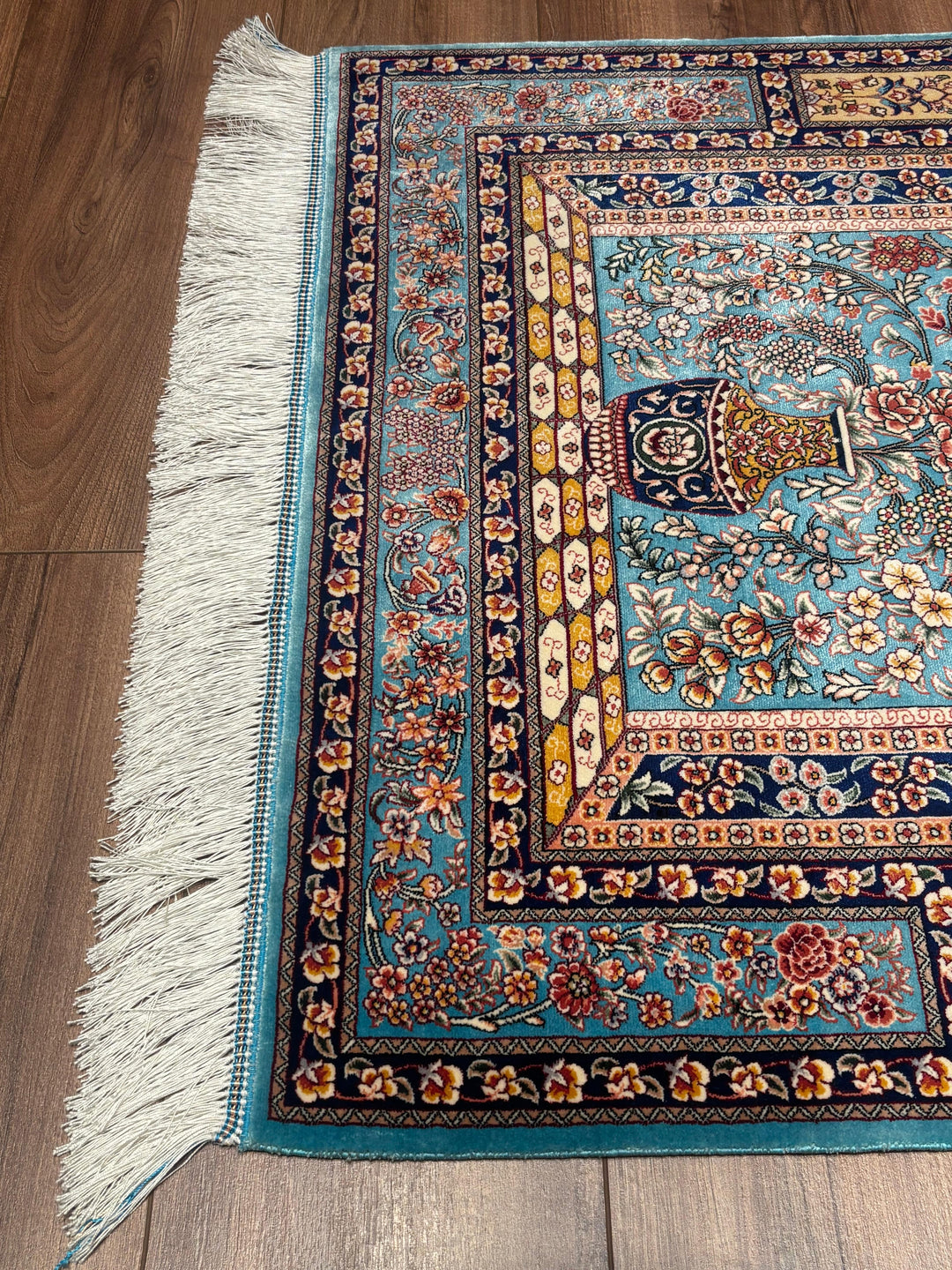 İran Turkuaz Seccade 0.80x120 0.96 Metrekare Namazlık - 2x4 ft