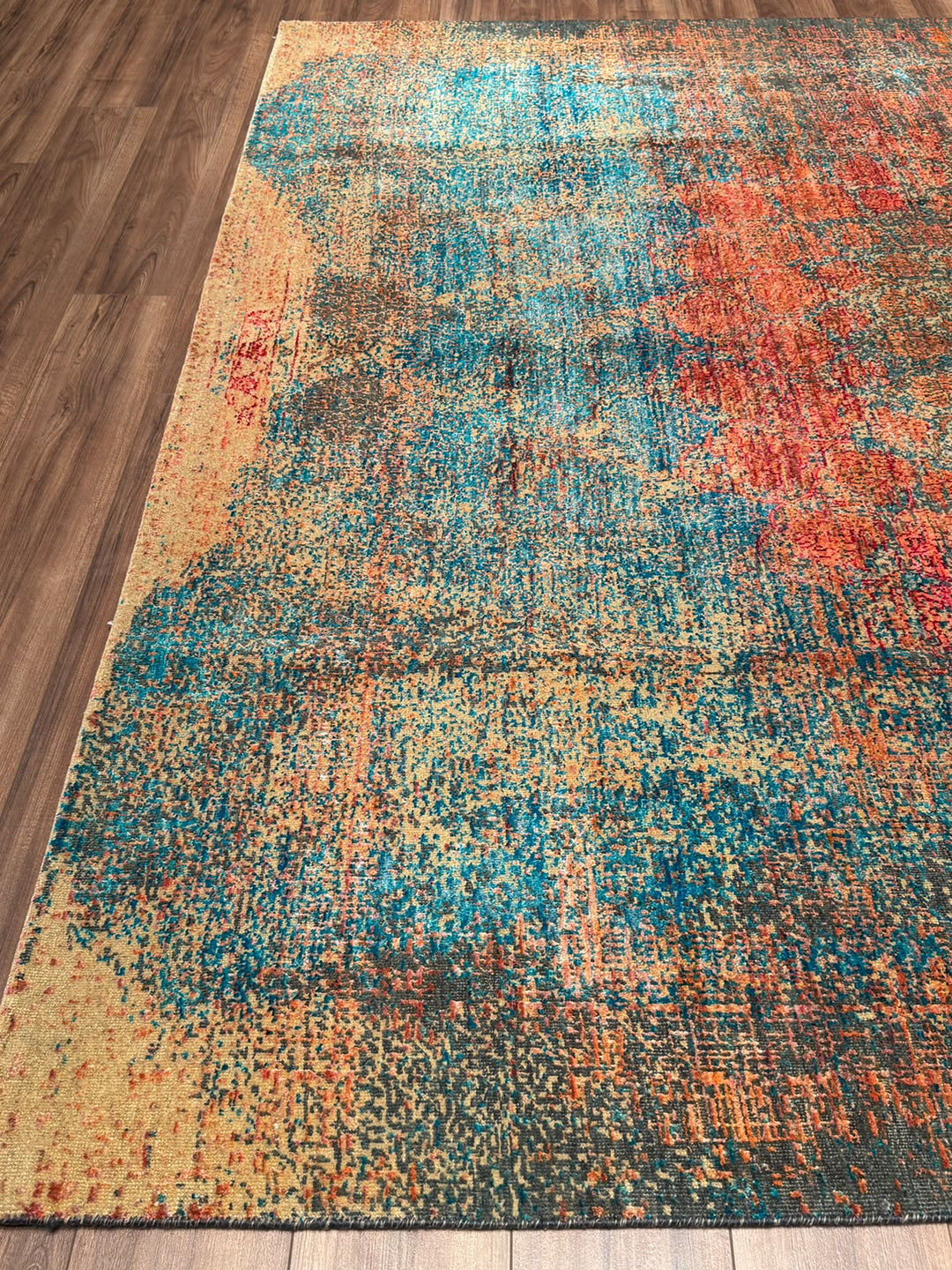 Oxidised Orijinal El Dokuması Multi Yün İpek Halı 272x363 9.87 Metrekare - 9x12 ft