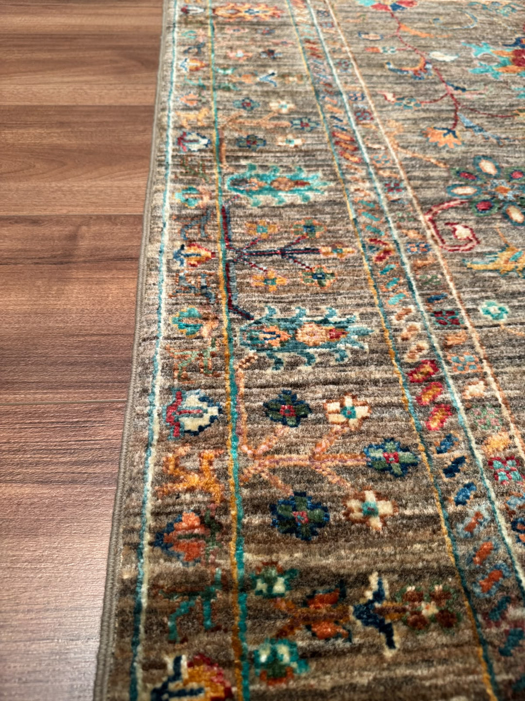 Sultani Binbirgece Orijinal El Dokuması Toprak Kök Boya Yün Halı 101x154 1.56 Metrekare - 3x5 ft