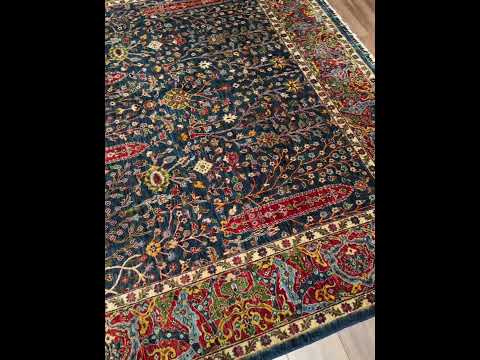Haris Hayat Ağacı Orijinal El Dokuması Multi Kök Boya Yün Halı 251x314 7.88 Metrekare - 8x10 ft