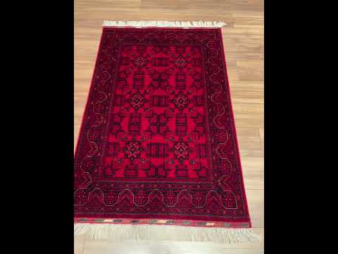 Afghan Biljik Original Hand-Knotted Root-Dyed Wool Rug 0.98x148 (1.45 sqm - 3x5 ft)