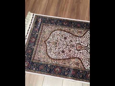 İran Krem - Bej Seccade 0.80x125 1 Metrekare Namazlık - 2x4 ft