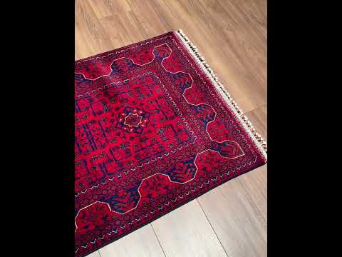 Afgan Halısı Hamyap Yolluk Orijinal El Dokuması Kök Boya Yün 0.79x197 1.56 Metrekare - 2x6 ft